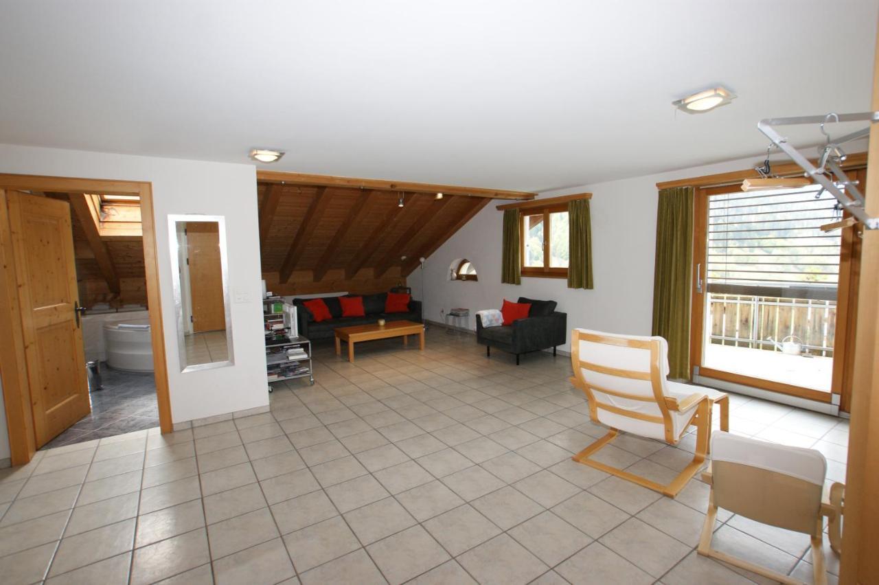 Ferienwohnung Gotschnablick Klosters-Serneus Exterior foto